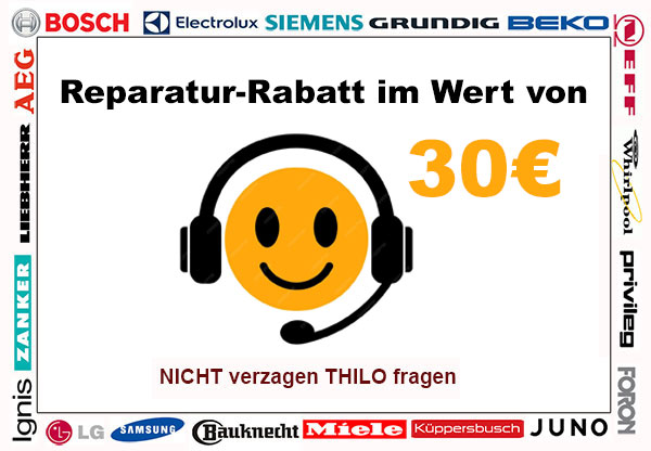 Reparatur Rabatt Gutschein Haushaltsgeräte Berlin
